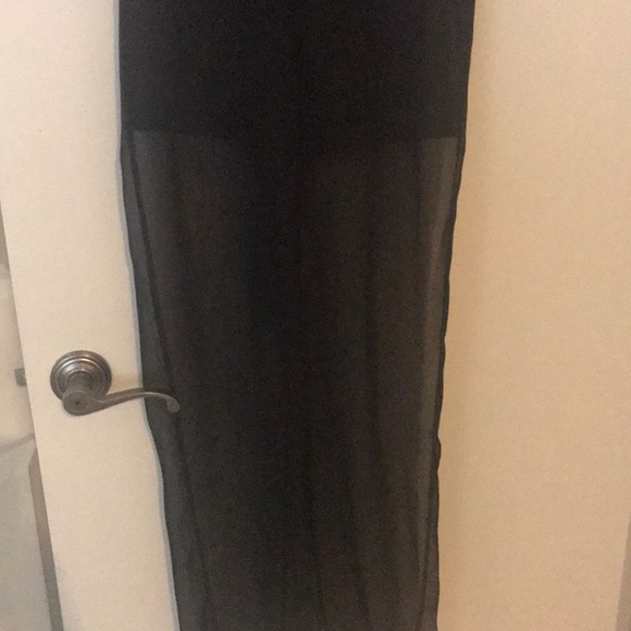 Black romper with sheer bottom - Picture 3 of 4